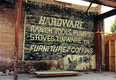 Hodnett Hardware sign 1990 (a) 76dpi