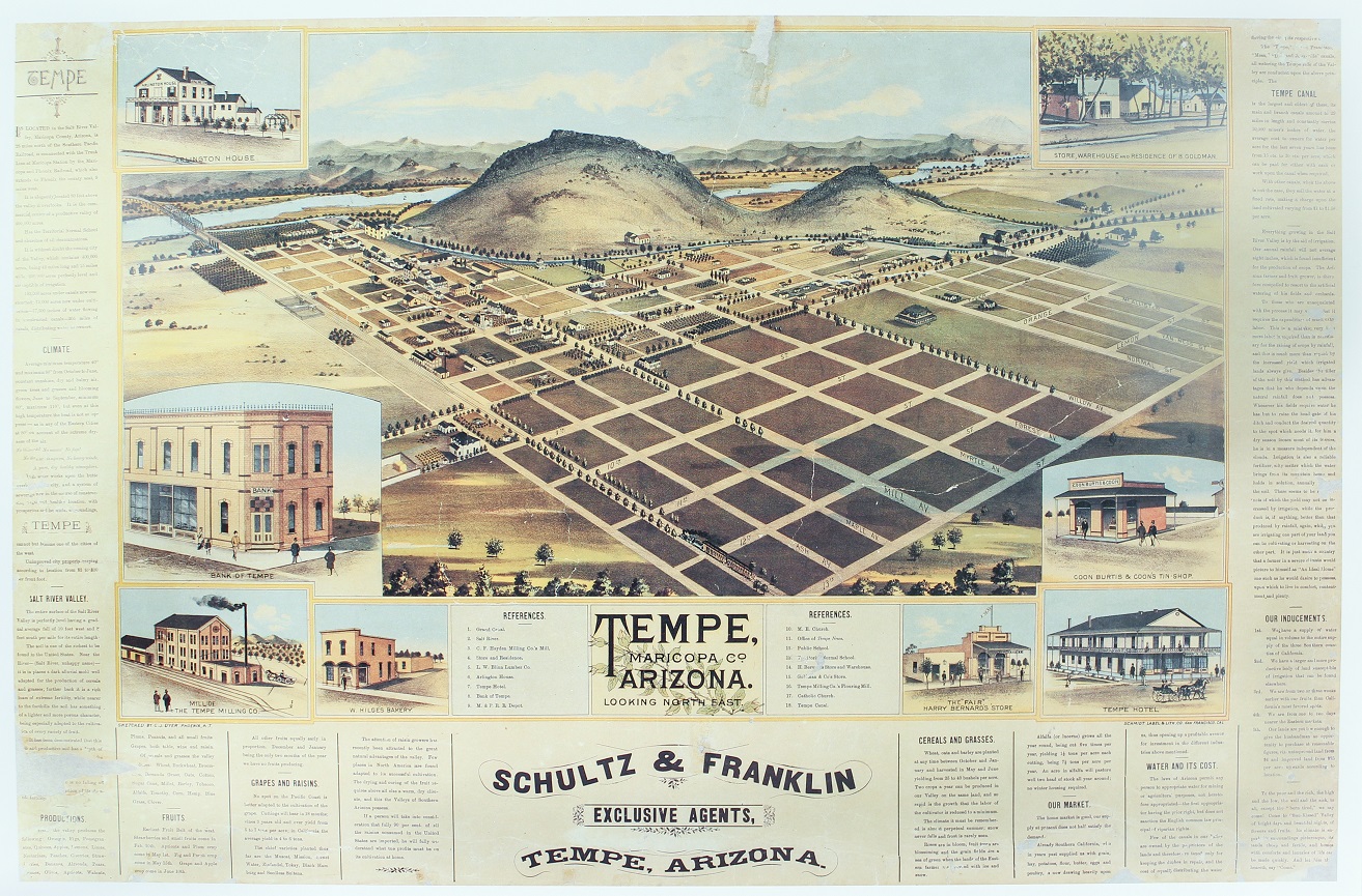 Early Map of Tempe - Tempe History Society