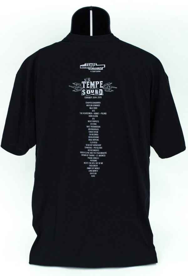 Tempe Sound t-shirt back