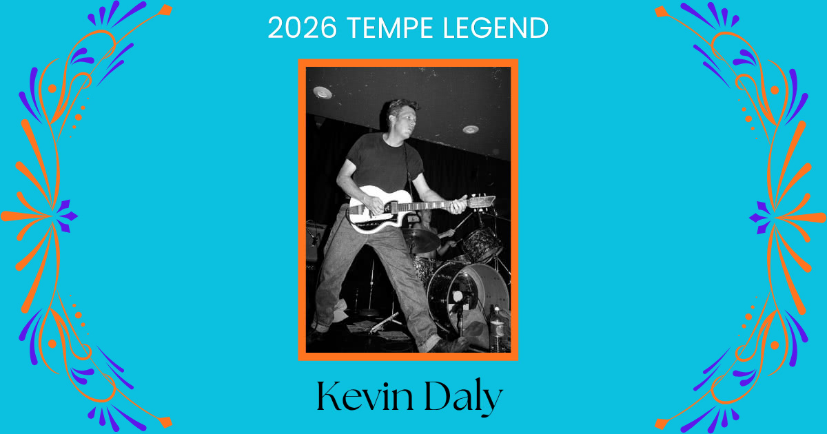 Photo of 2026 Tempe Legend Kevin Daly (1956–2025), photo by Mark Eshelman